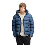Superdry - Sports M5011905A-L5N - Chaqueta azul acolchada repelente al agua con capucha - Hombre