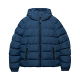 Superdry - Sports M5011905A-L5N - Chaqueta azul acolchada repelente al agua con capucha - Hombre
