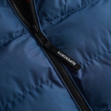 Superdry - Sports M5011905A-L5N - Chaqueta azul acolchada repelente al agua con capucha - Hombre