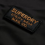 Superdry - MA1 M5012355A-12A - Chaqueta Bomber negra acolchada con capucha - Hombre