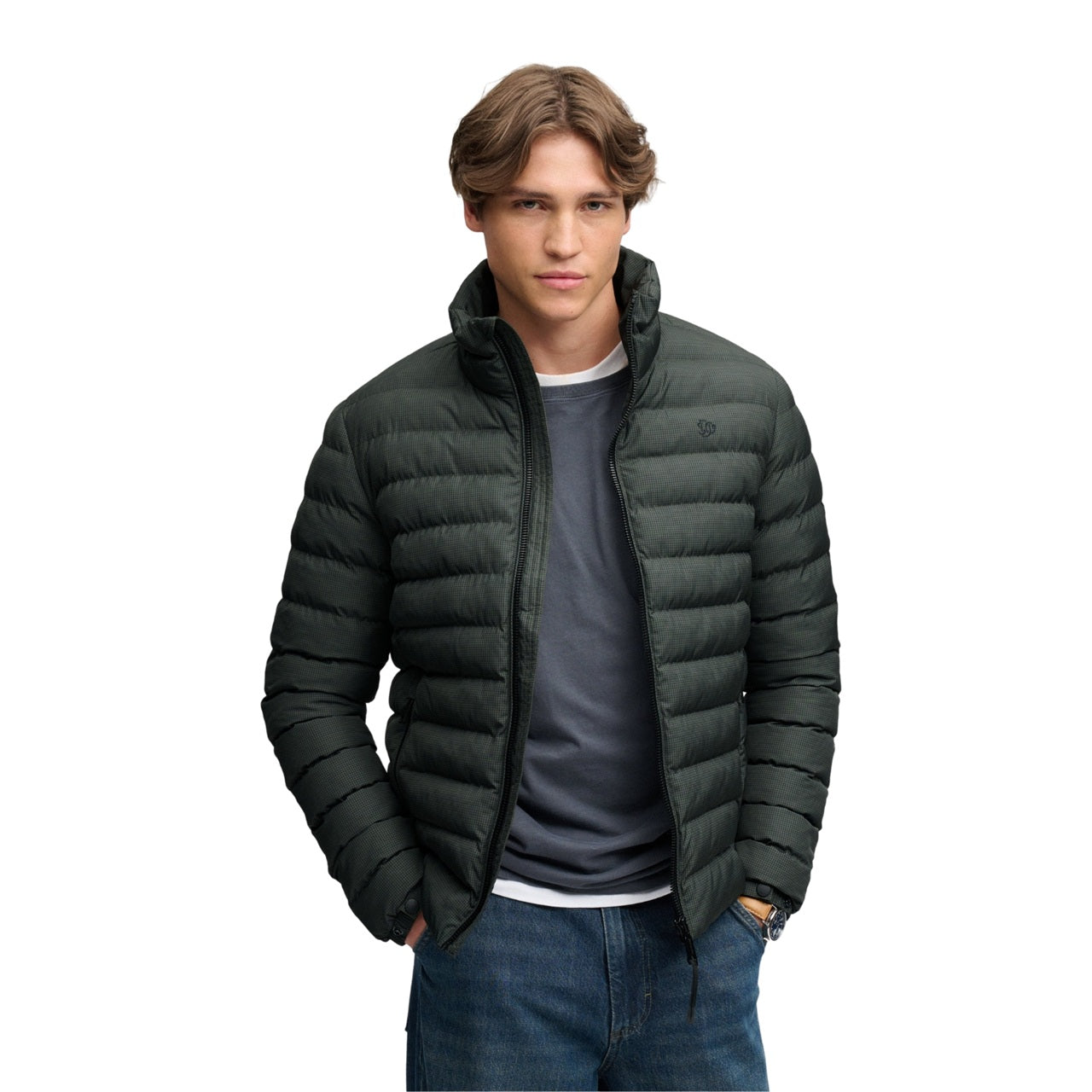 Chaqueta acolchada verde hombre Superdry | Konestilochic