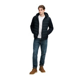 Superdry - Storm M5012530A-98T - Chaqueta híbrida azul marino de punto con capucha - Hombre
