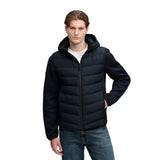 Superdry - Storm M5012530A-98T - Chaqueta híbrida azul marino de punto con capucha - Hombre