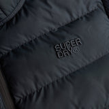 Superdry - Storm M5012530A-98T - Chaqueta híbrida azul marino de punto con capucha - Hombre