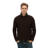 Jersey marrón de algodón orgánico para hombre | Superdry Konestilochic