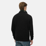 Superdry - M6110689A_H8T – Jersey de mezcla de lana con ribetes de canalé y mangas raglán - Hombre