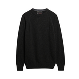 Superdry - M6110689A_H8T – Jersey de mezcla de lana con ribetes de canalé y mangas raglán - Hombre