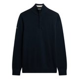 Superdry - M6110706A_11S – Jersey de punto de algodón de media cremallera con puños y bajos de canalé - Hombre