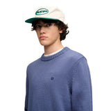 Superdry - Preppy M6110717A-27S - Jersey azul 100% algodón orgánico con logo bordado - Hombre