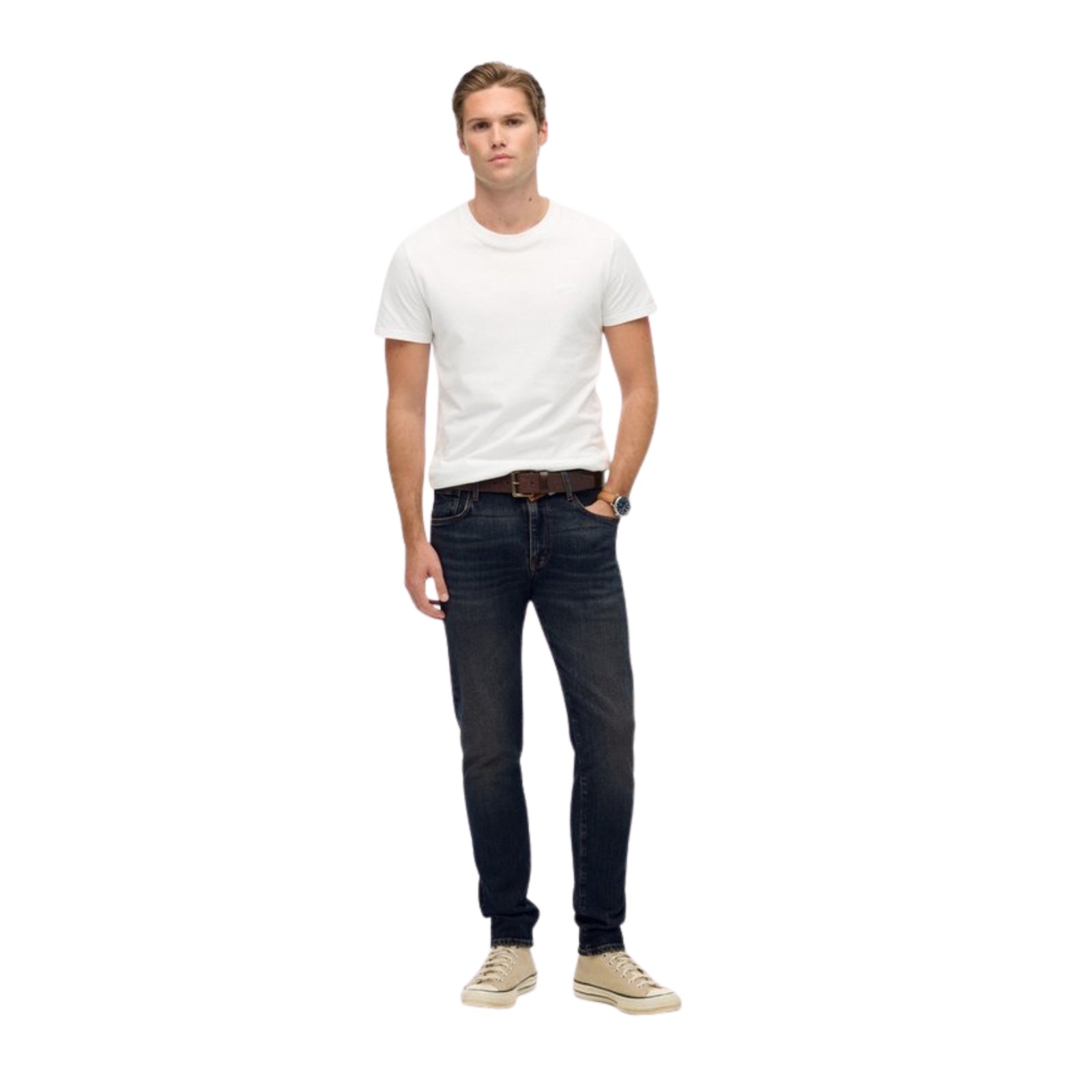 Vaqueros azul oscuro Superdry Vintage slim fit para hombre Konestilochic