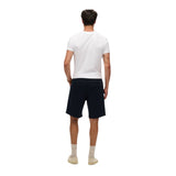 Superdry - Essential M7110427A_JUA  - Pantalones cortos de punto con logo con bolsillos y cintura ajustable - Hombre