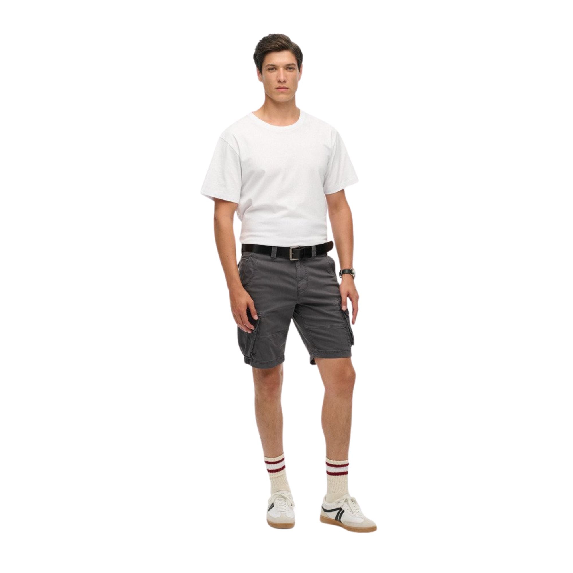 Pantalones cortos grises Superdry Core cargoKonestilochic