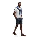 Superdry – Utility M7110497A-ML9 – Pantalones chinos cortos azules de corte recto - Hombre