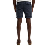 Superdry – Utility M7110497A-ML9 – Pantalones chinos cortos azules de corte recto - Hombre