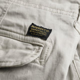 Superdry – Utility M7110497A-P1P – Pantalones chinos cortos grises de corte recto - Hombre