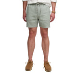 Superdry – Merchant M7110520A-J3C – Pantalones cortos verdes de lino y algodón - Hombre