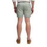 Superdry – Merchant M7110520A-J3C – Pantalones cortos verdes de lino y algodón - Hombre