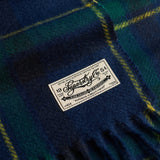 Superdry - Heritage M9310563A-M7V - Bufanda azul de cuadros (170x37 cm.)