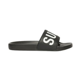 Superdry – Core MF310291A-33B – Chanclas negras veganas con empeine acolchado - Hombre