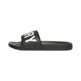 Superdry – Core MF310291A-33B – Chanclas negras veganas con empeine acolchado - Hombre