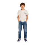 Pepe Jeans – Sherlock PB5000079-808 – Camiseta de manga corta 100% algodón con dibujo en la espalda - Niño