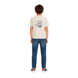 Pepe Jeans – Sherlock PB5000079-808 – Camiseta de manga corta 100% algodón con dibujo en la espalda - Niño
