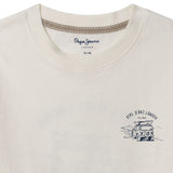 Pepe Jeans – Sherlock PB5000079-808 – Camiseta de manga corta 100% algodón con dibujo en la espalda - Niño
