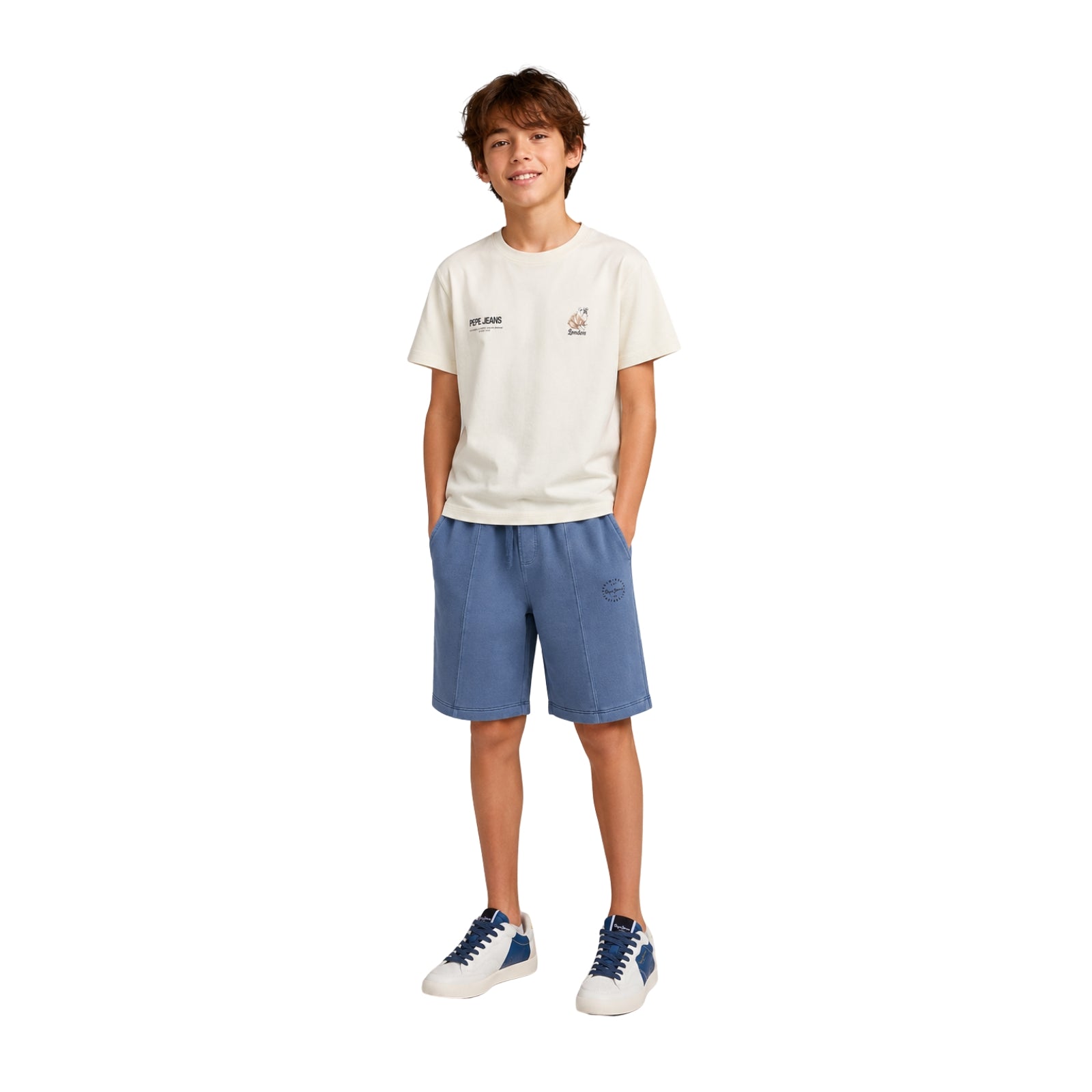 Camiseta blanca Pepe Jeans niño Cutbert | Konestilochic