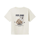Pepe Jeans – Cutbert PB5000086-808 – Camiseta de manga corta con estampado trasero - Niño