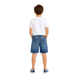 Pepe Jeans – Sage PB5000089-800 – Camiseta blanca de manga corta 100% algodón con logo degradado - Niño
