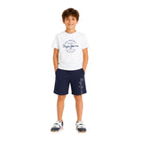 Pepe Jeans – Beckett PB5000104-800 – Camiseta blanca de manga corta 100% algodón - Niño