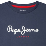 Pepe Jeans – New Art PB5000105-595 – Camiseta azul de manga corta 100% algodón - Niño