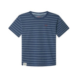 Pepe Jeans – Grayson PB5000108-561 – Camiseta azul de rayas con manga corta 100% algodón - Niño