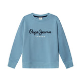 Pepe Jeans - Art PB5800016-546 - Sudadera azul claro de cuello redondo y corte regular - Niño
