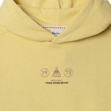 Pepe Jeans – Reuben PB5800064-026 – Sudadera amarilla tipo canguro con capucha - Niño