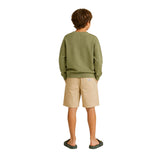 Pepe Jeans – William PB5800071-725 – Sudadera verde con efecto desgastado 100% algodón - Niño
