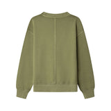 Pepe Jeans – William PB5800071-725 – Sudadera verde con efecto desgastado 100% algodón - Niño