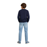 Pepe Jeans – Michael PB5800073-595 – Sudadera azul marino en tejido de felpa 100% algodón - Niño