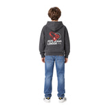 Pepe Jeans - Raymond PB5800078-987 - Sudadera gris tipo canguro 100% algodón con capucha - Niño