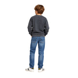 Pepe Jeans - Richard PB5800081-987 - Sudadera gris de cuello redondo y corte regular - Niño
