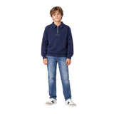 Pepe Jeans - Charles PB5800089-595 - Sudadera azul marino con media cremallera - Niño