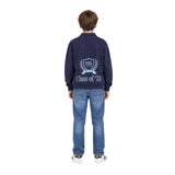Pepe Jeans - Charles PB5800089-595 - Sudadera azul marino con media cremallera - Niño