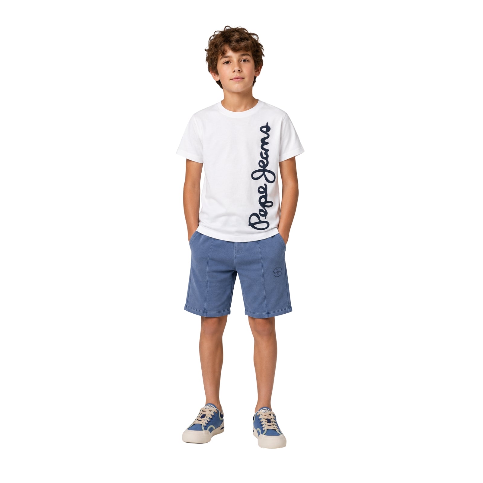 Short azul William Pepe Jeans niño | Shorts algodón | Konestilochic