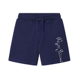 Pepe Jeans – Michael PB8000019-595 – Pantalones cortos azules con cintura ajustable y bolsillos - Niño