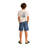 Pepe Jeans – Cashed PB80000253FB-000 – Bermudas vaqueras rectas azules 2% elastano - Niño
