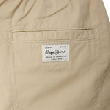 Pepe Jeans – Stephen PB8000031-833 – Pantalones cortos beige con cintura ajustable - Niño