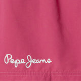 Pepe Jeans - PBB100002-331 – Bañador bermuda rosa de secado rápido con logo estampado - Niño