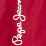 Pepe Jeans - PBB100003-264 – Bañador bermuda roja de secado rápido con logo estampado - Niño