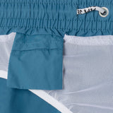Pepe Jeans - PBB100003-557 – Bañador bermuda azul de secado rápido con logo estampado - Niño