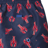 Pepe Jeans - PBB100004-595 – Bañador bermuda azul marino con estampado de langostas - Niño